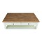 International Concepts Rectangle Vista Solid Wood Coffee Table with Shelf, 48X28X20, Hickory/Shell OT79-15C - alternate 10
